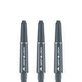 Mission GripLock Shafts - Dart Stems - Grey Short