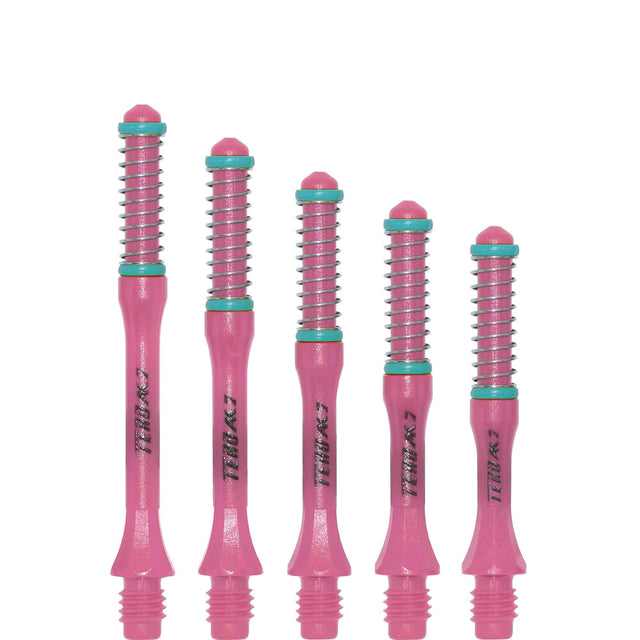 Cuesoul - Dart Shafts - Tero Flight System - AK7 - Slim - Set of 4 - Pink