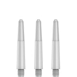 Designa Nylon Shafts - Durable Dart Stems - Pure White Short