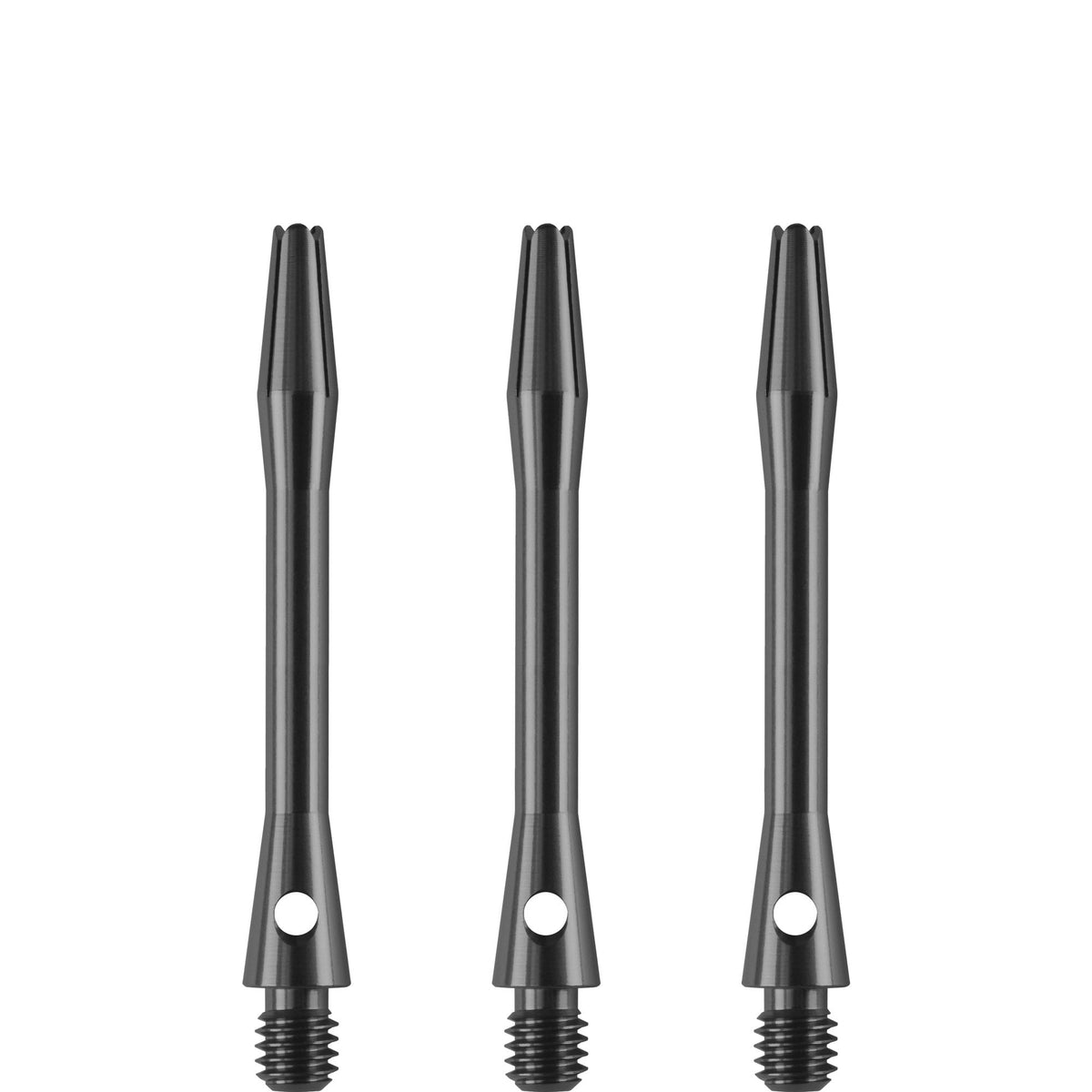 Designa Aluminium Shafts - Metal Dart Stems - Gun Metal Tweenie