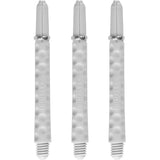 Harrows Dimplex Shafts - Dart Stems - with Rings - White Medium
