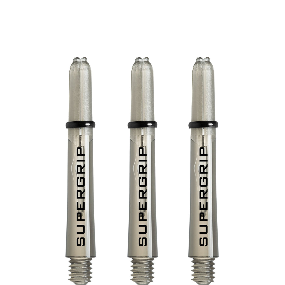 Harrows Supergrip Shafts - Dart Stems - Smokey Short