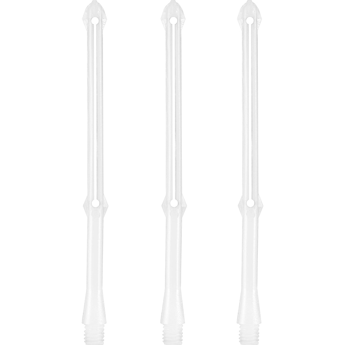 Bulls Side Loader Shafts - Dart Stems - Wing - White Medium