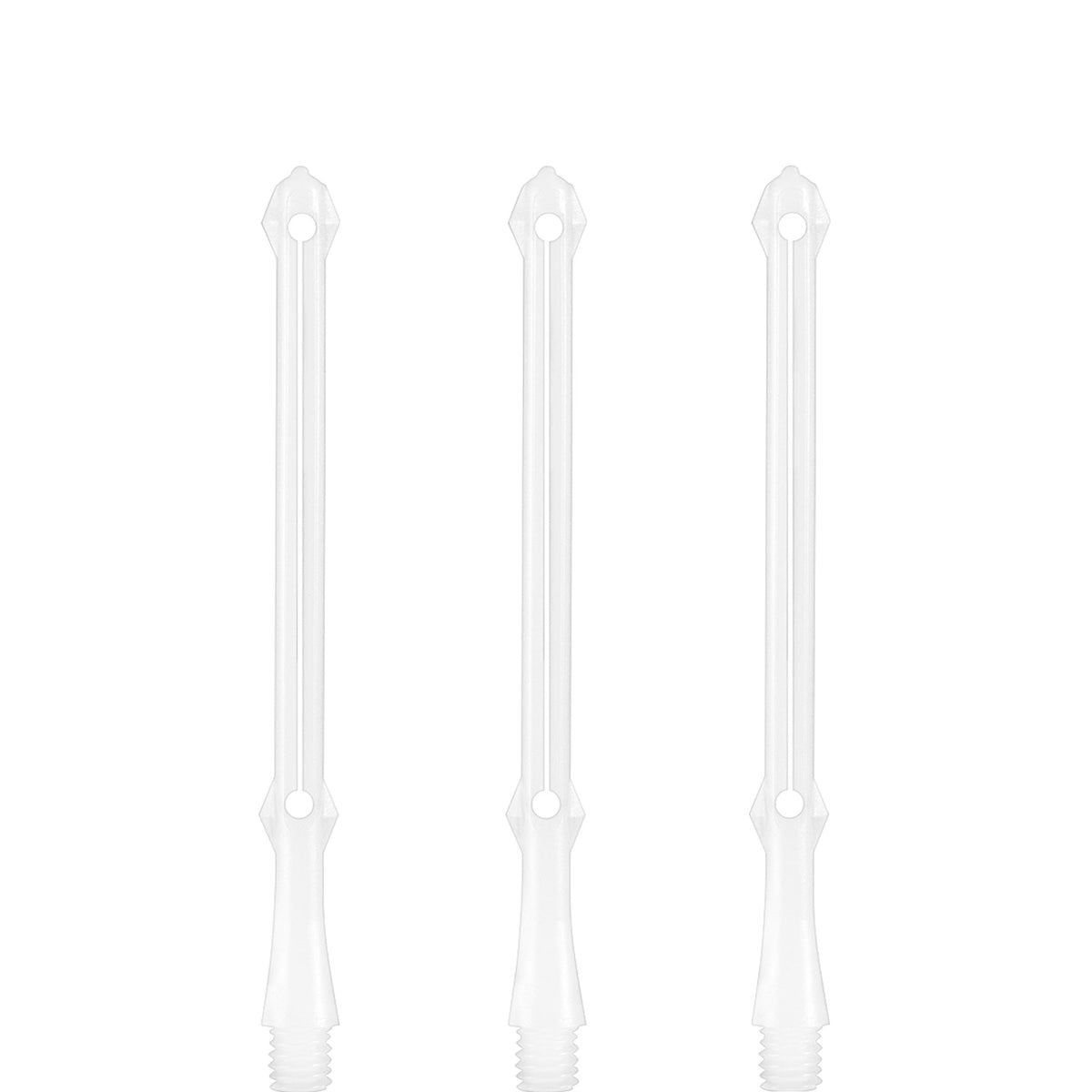 Bulls Side Loader Shafts - Dart Stems - Wing - White Short