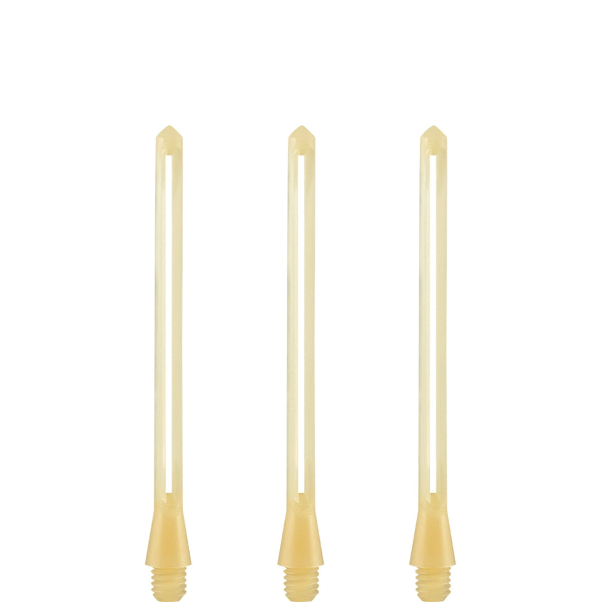 Unicorn Slikstik Nylon Dart Shafts - Side Loading - White Short