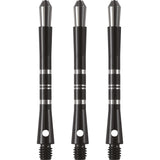 Harrows Colette Shafts - Aluminium Stems - Black Medium
