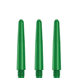 Designa Nylon Shafts - Durable Dart Stems - Green Short