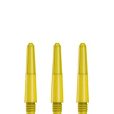 Designa Nylon Shafts - Durable Dart Stems - Yellow Extra Short