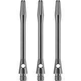 Harrows Keramic Stems - Aluminium Dart Shafts - Gun Metal Medium