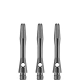 Harrows Keramic Stems - Aluminium Dart Shafts - Gun Metal Short