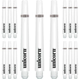 Unicorn Gripper 3 Dart Shafts - VALUE PACK - 5 Sets - White Medium