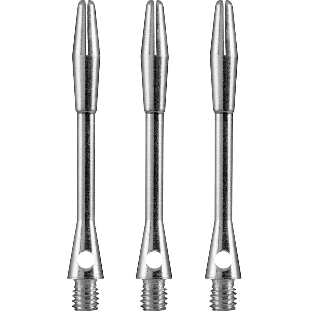 Unicorn XL Aluminium Dart Shafts - Plain Stems - Silver Medium