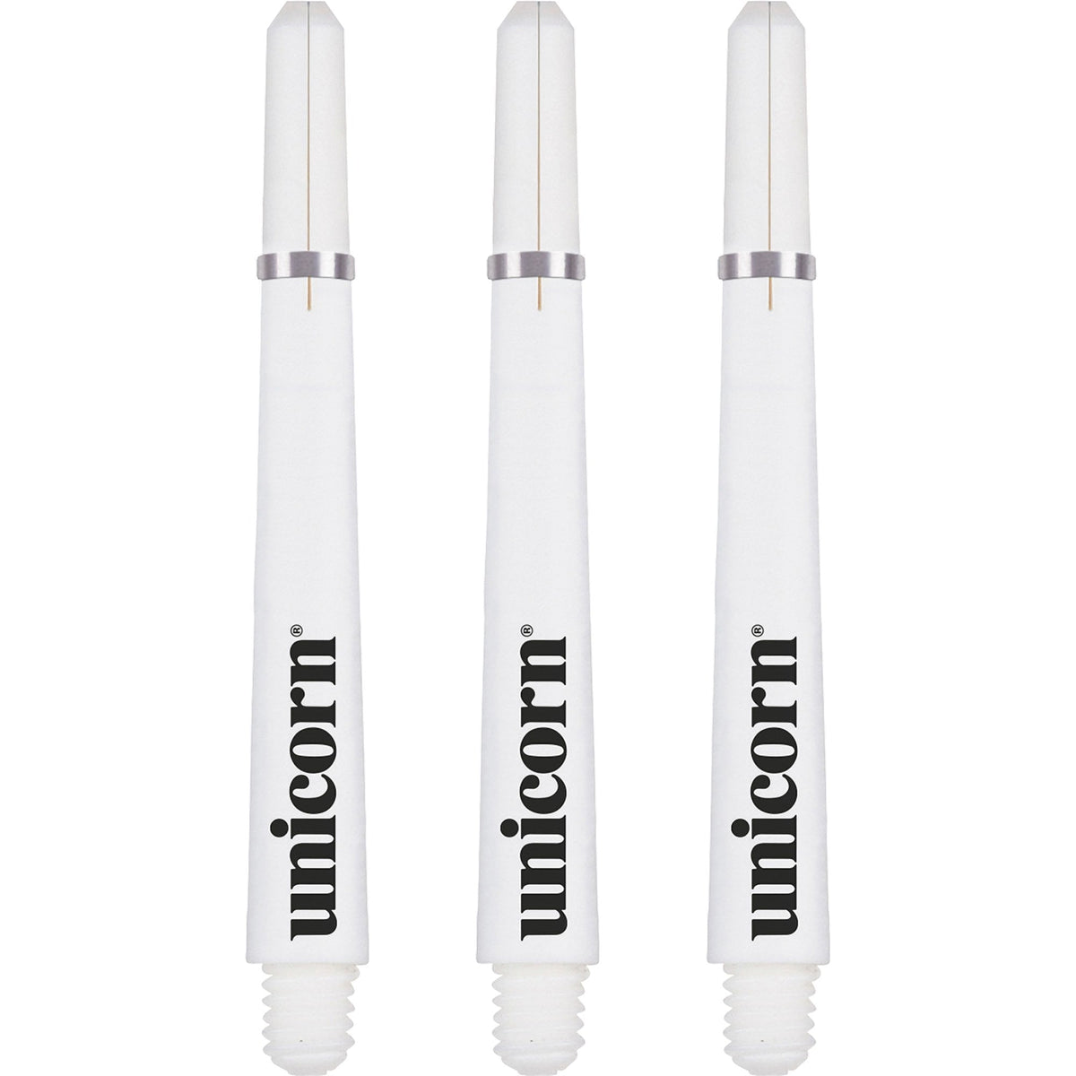 Unicorn Gripper 4 Dart Shafts - White Long