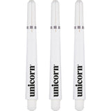 Unicorn Gripper 4 Dart Shafts - White Long