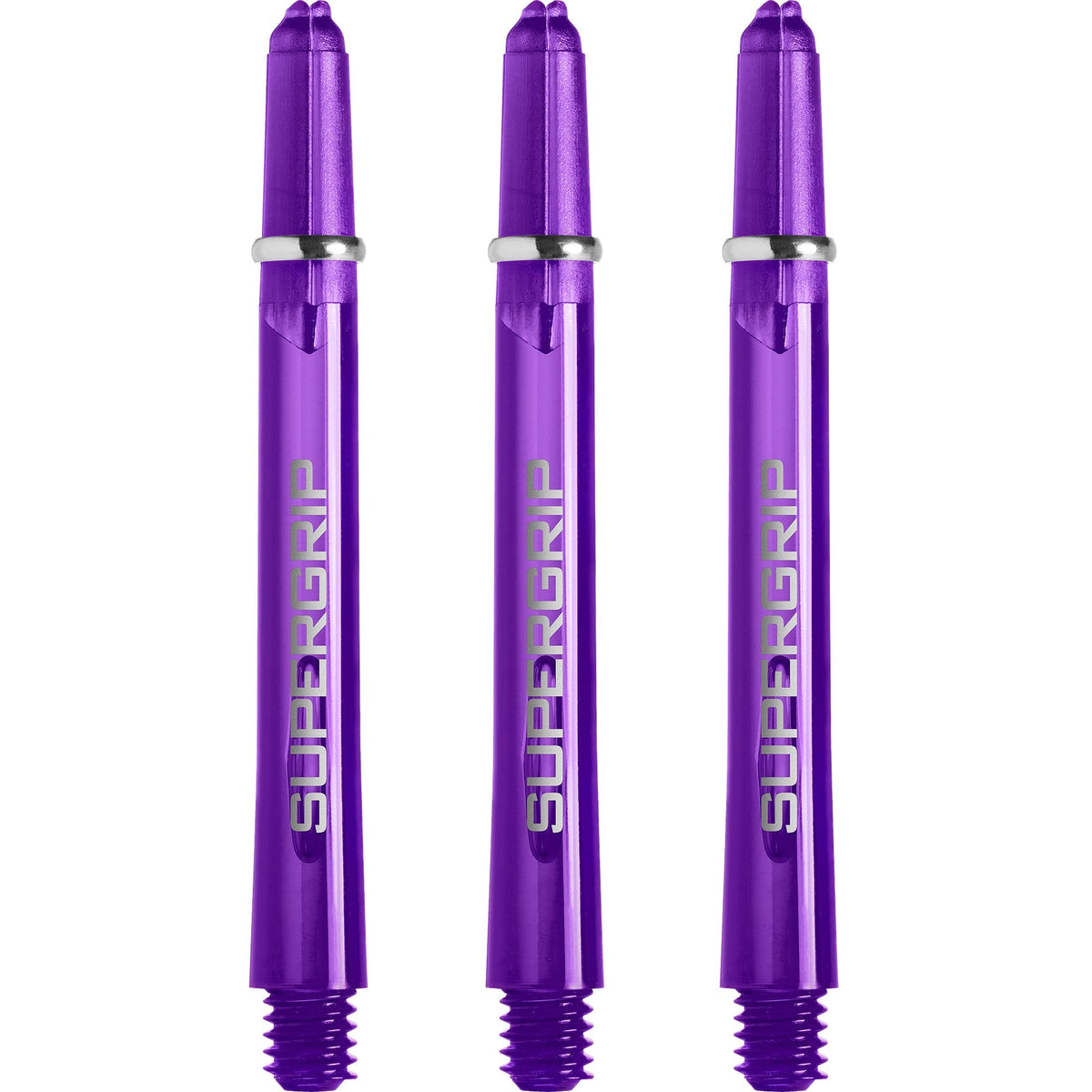 Harrows Supergrip Shafts - Dart Stems - Dark Purple Medium