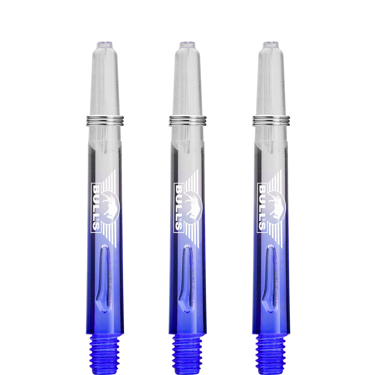 Bulls X-Ray Shafts - Dart Stems - Gradient - Blue Short