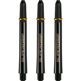 Harrows Supergrip Shafts - Dart Stems - Black Gold Medium