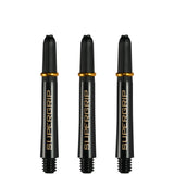 Harrows Supergrip Shafts - Dart Stems - Black Gold Short
