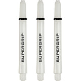Harrows Supergrip Shafts - Dart Stems - White Medium