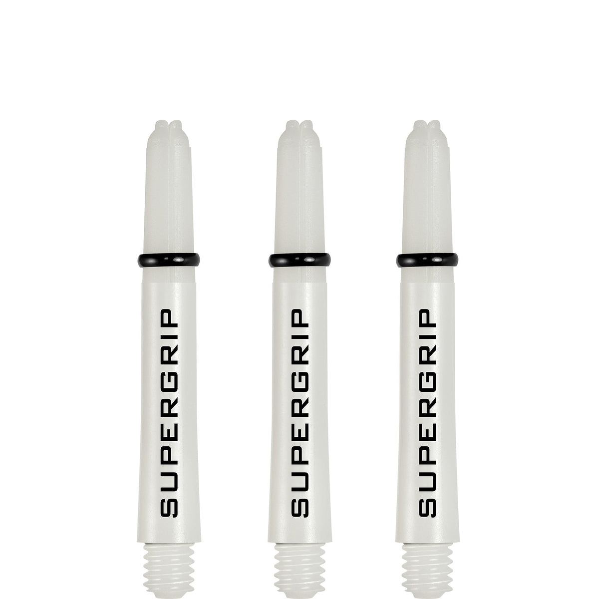 Harrows Supergrip Shafts - Dart Stems - White Short