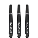 Unicorn Gripper 4 Dart Shafts - Black Medium