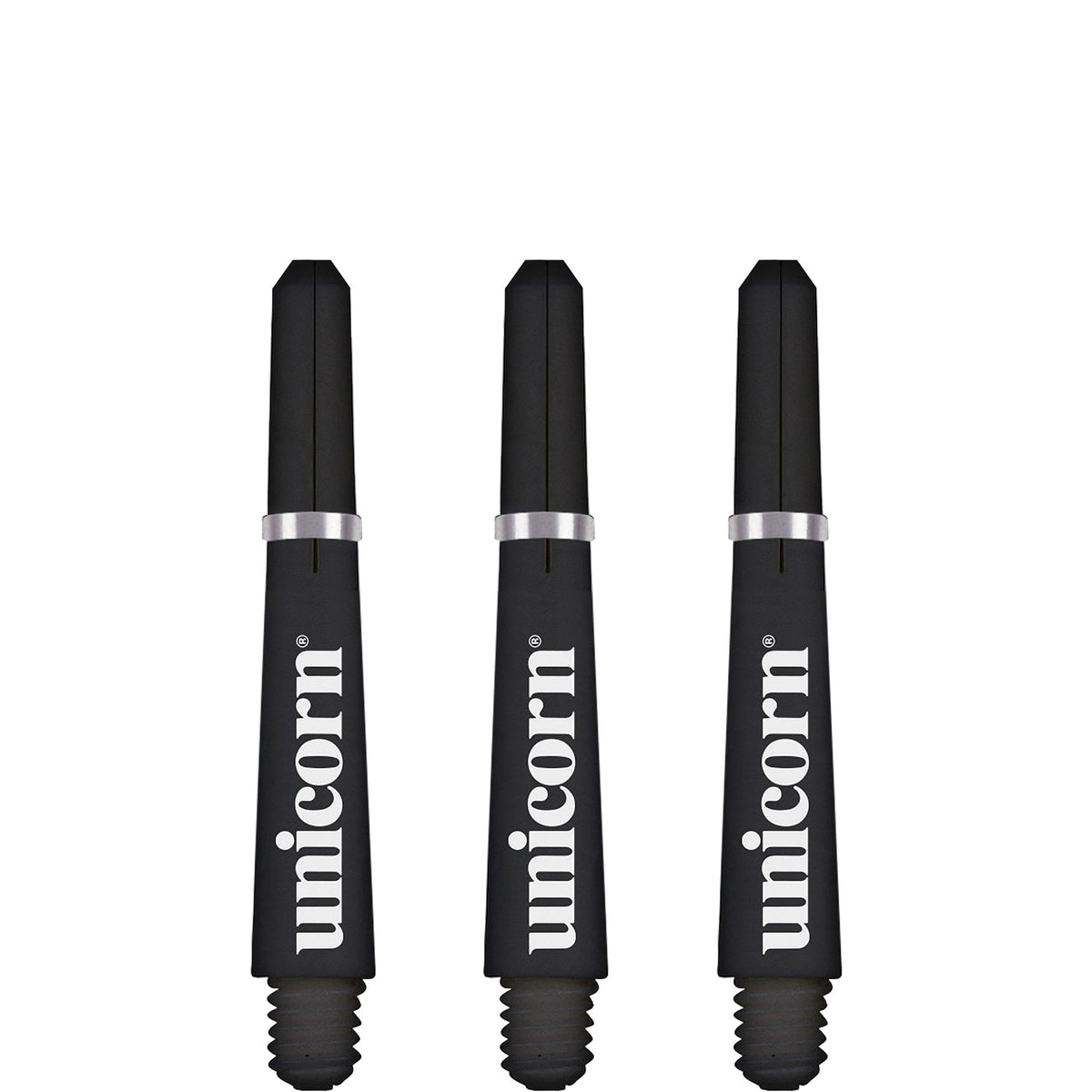 Unicorn Gripper 4 Dart Shafts - Black Short