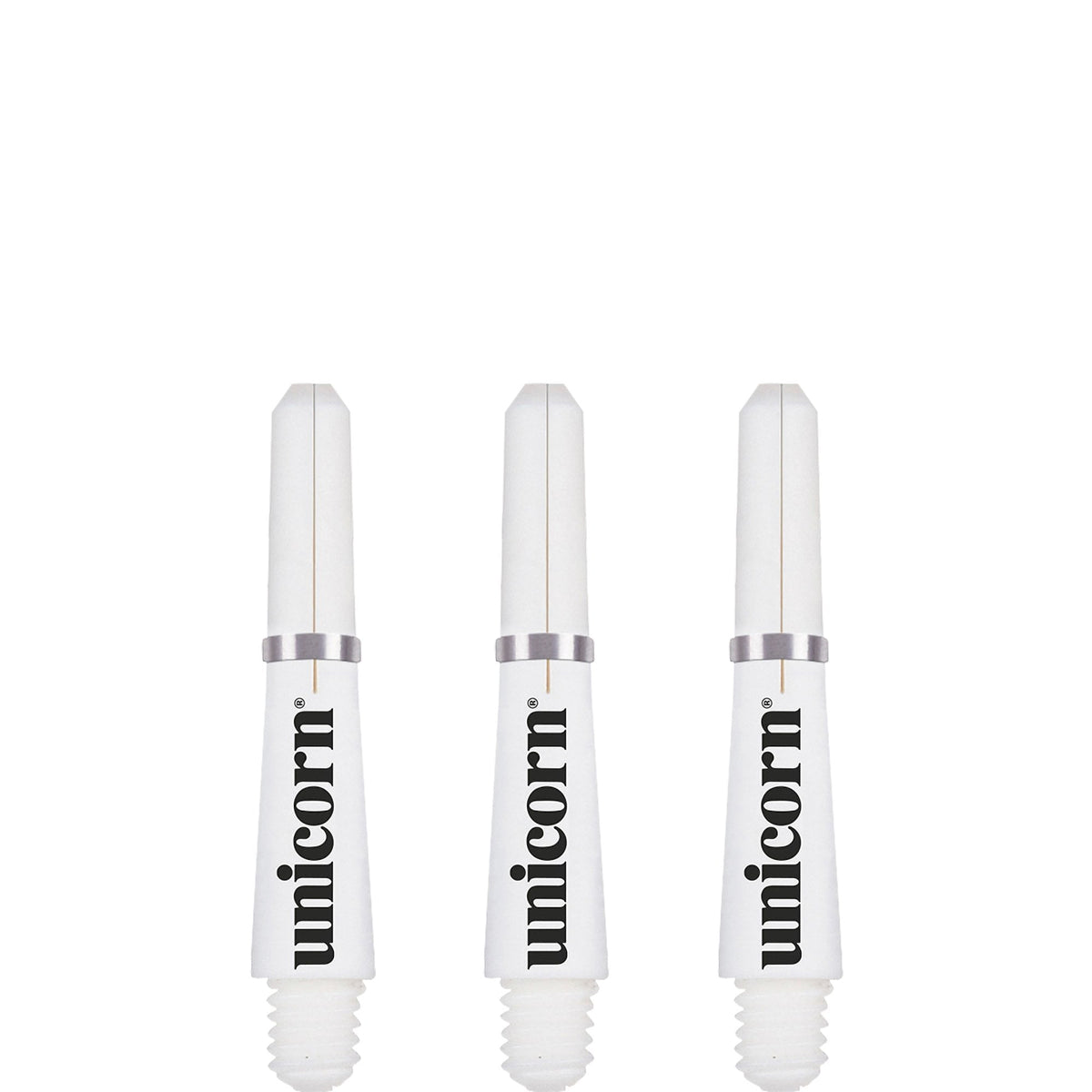Unicorn Gripper 4 Dart Shafts - White Ultra Short