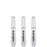 Unicorn Gripper 4 Dart Shafts - Clear Ultra Short