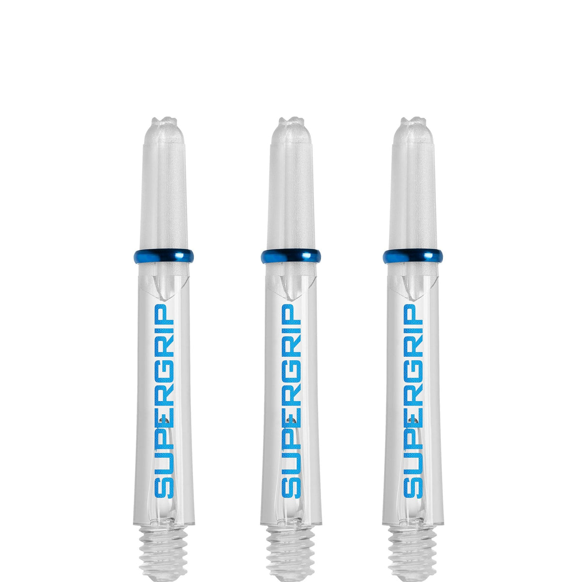 Harrows Supergrip Shafts - Dart Stems - ICE Clear Short