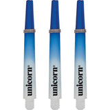 Unicorn Gripper 3 Two Tone Dart Shafts - White & Blue Medium