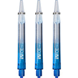 One80 Vice Gradient Shafts - Clear - Blue Medium