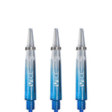 One80 Vice Gradient Shafts - Clear - Blue Short