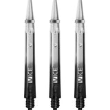 One80 Vice Gradient Shafts - Clear - Black Medium