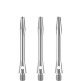 Designa Aluminium Shafts - Metal Dart Stems - Silver Tweenie