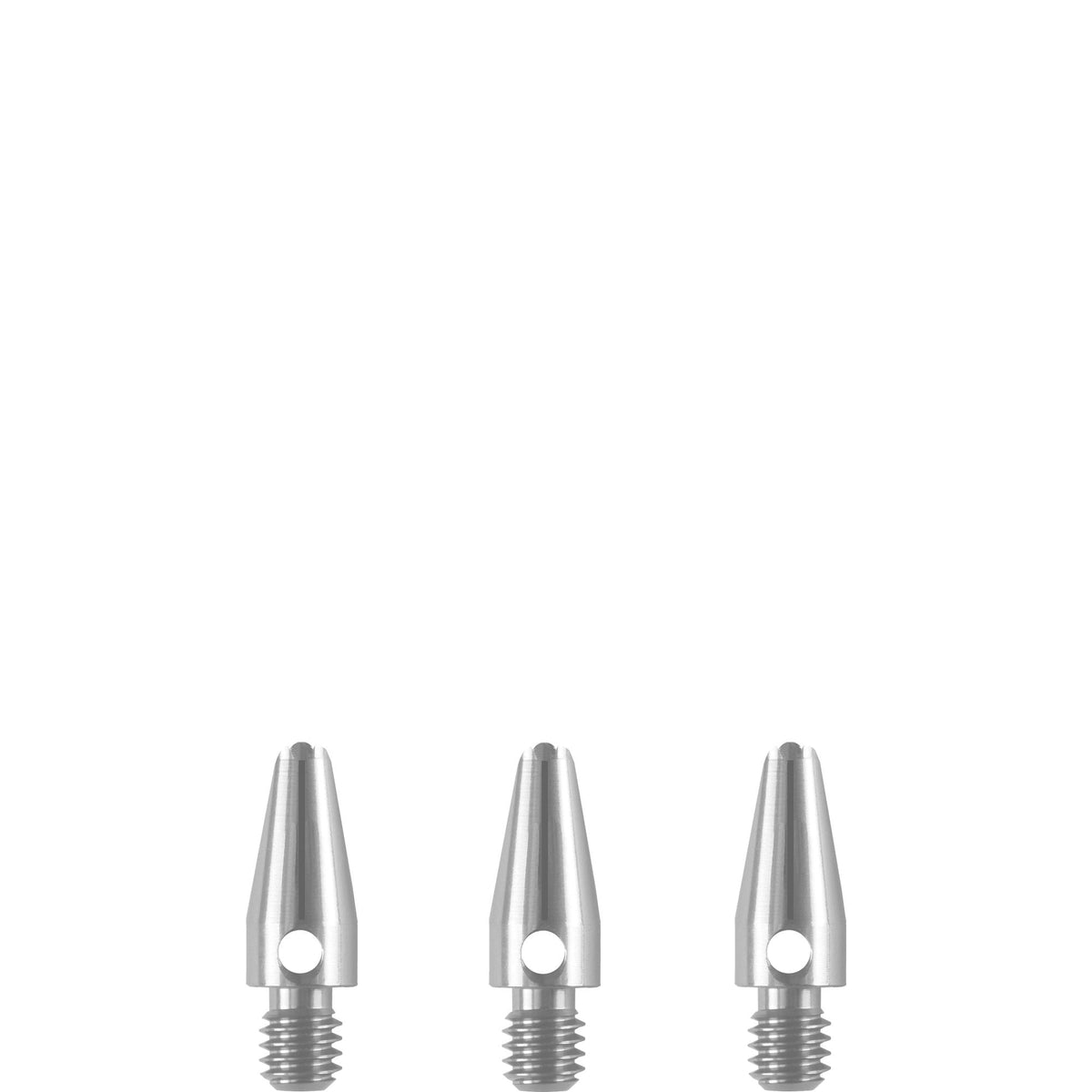 Designa Aluminium Shafts - Metal Dart Stems - Silver Micro