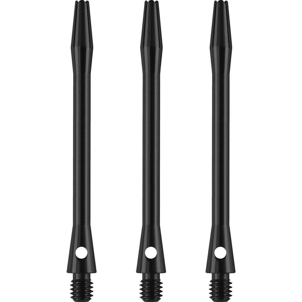 Designa Aluminium Shafts - Metal Dart Stems - Black Long
