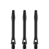 Designa Aluminium Shafts - Metal Dart Stems - Black Tweenie