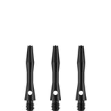 Designa Aluminium Shafts - Metal Dart Stems - Black Extra Short