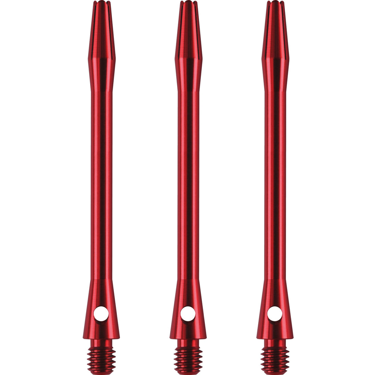 Designa Aluminium Shafts - Metal Dart Stems - Red Long