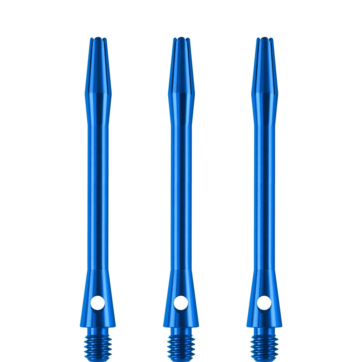 Designa Aluminium Shafts - Metal Dart Stems - Blue Medium