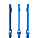 Designa Aluminium Shafts - Metal Dart Stems - Blue Medium