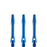 Designa Aluminium Shafts - Metal Dart Stems - Blue Short