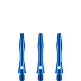 Designa Aluminium Shafts - Metal Dart Stems - Blue Extra Short