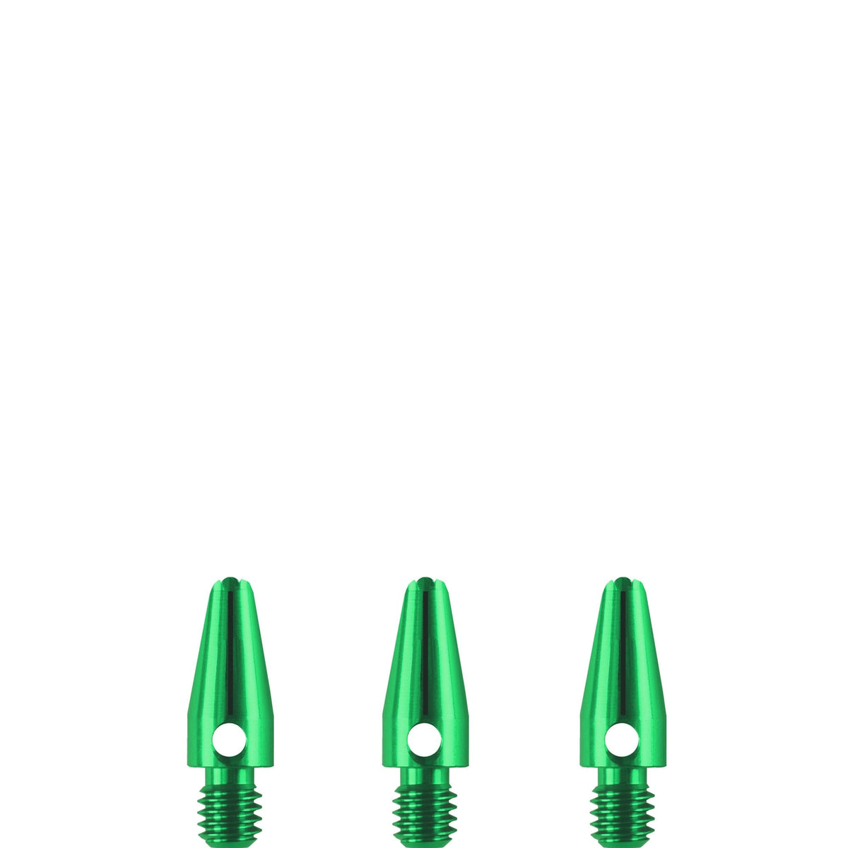 Designa Aluminium Shafts - Metal Dart Stems - Green Micro