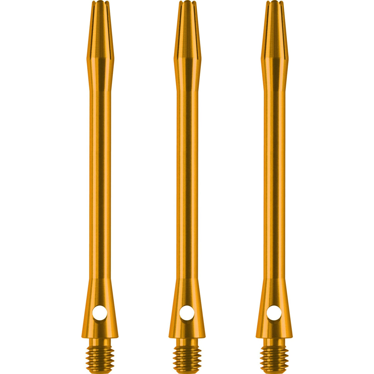 Designa Aluminium Shafts - Metal Dart Stems - Gold Long