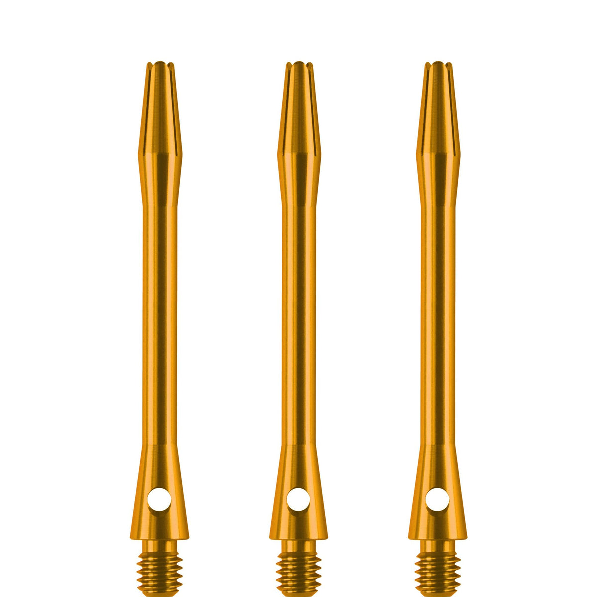 Designa Aluminium Shafts - Metal Dart Stems - Gold Medium
