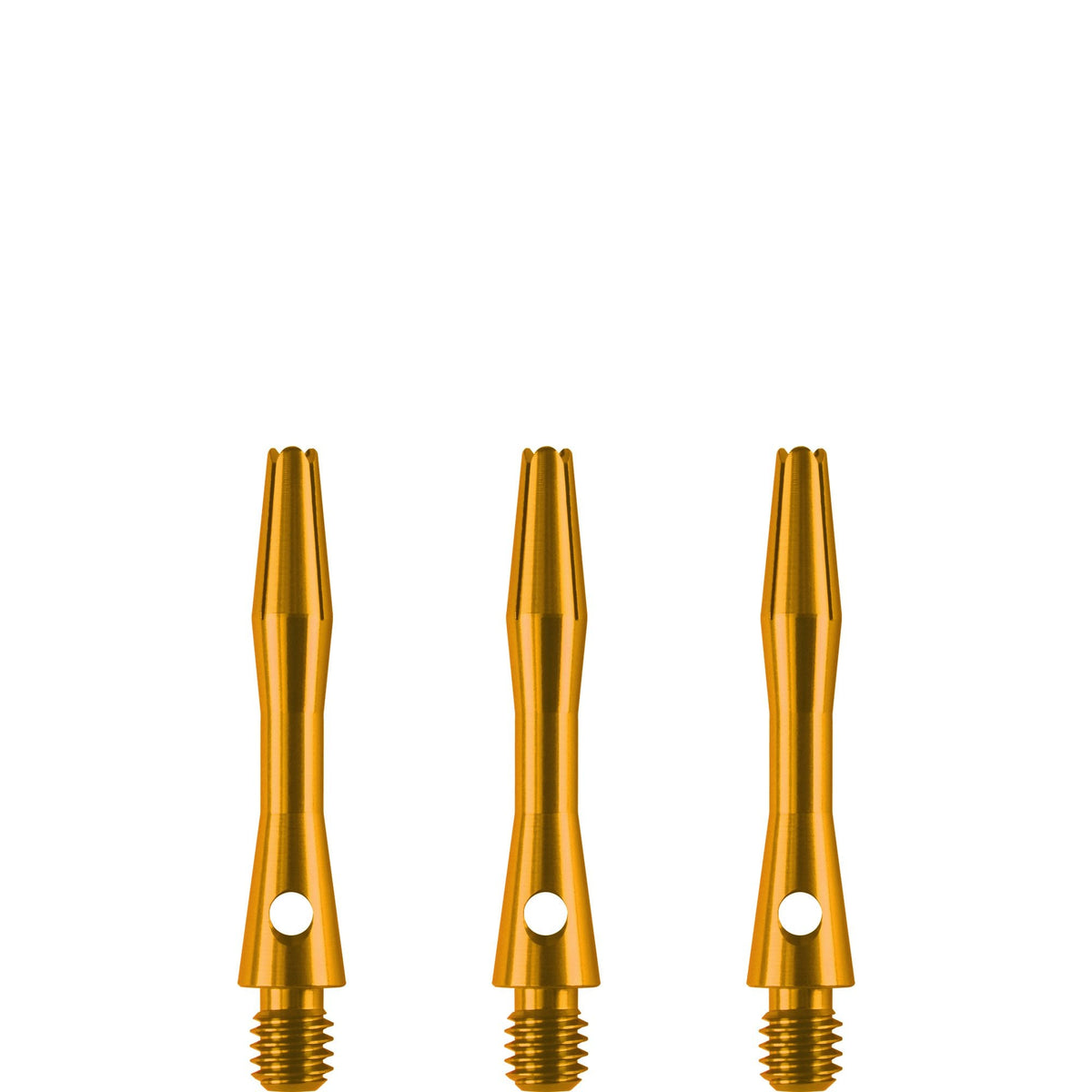 Designa Aluminium Shafts - Metal Dart Stems - Gold Extra Short