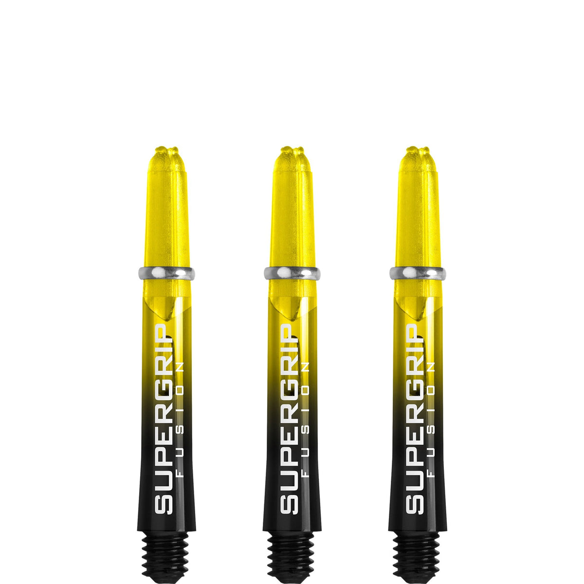 Harrows Supergrip Fusion Shafts - Dart Stems - Yellow Short
