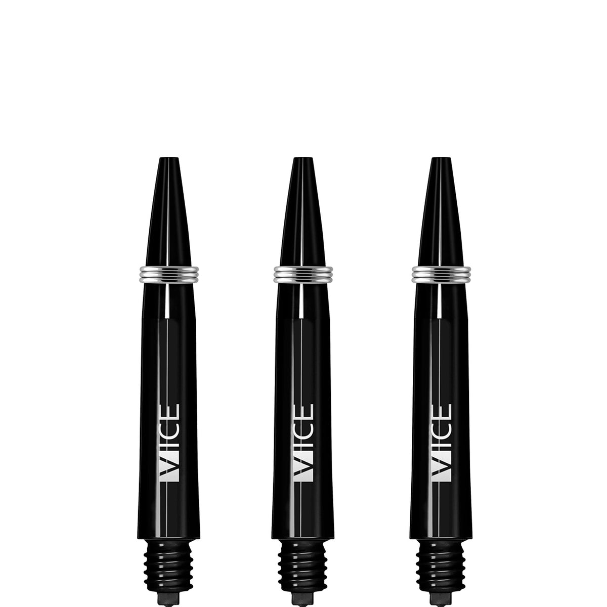 One80 Vice Shafts - Stems with Springs - Black Short