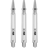 One80 Vice Shafts - Stems with Springs - Clear Medium